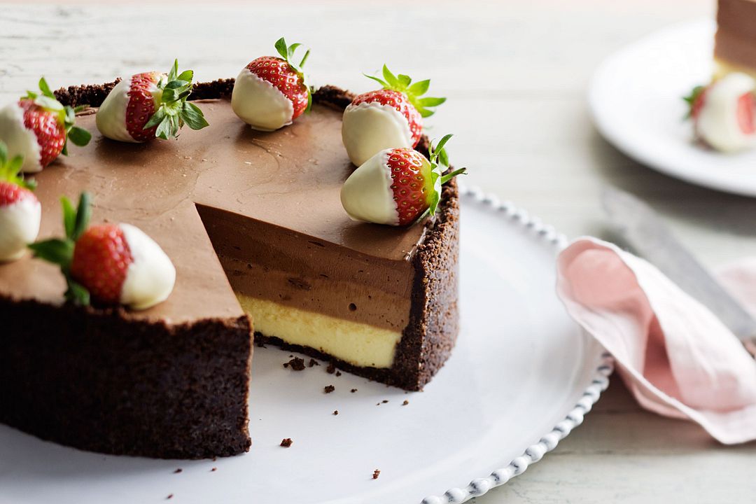 Chocolate cheesecake