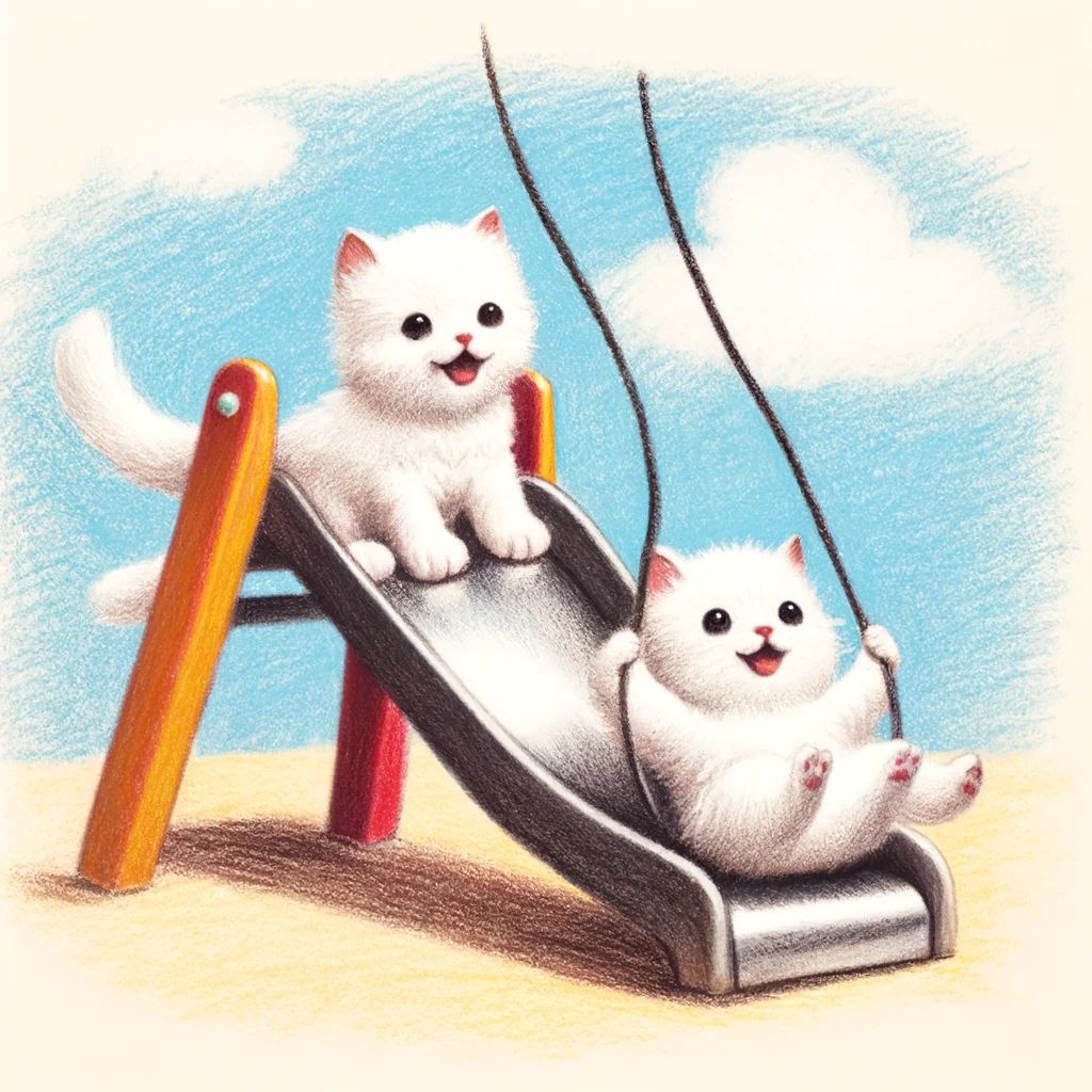 cat slide