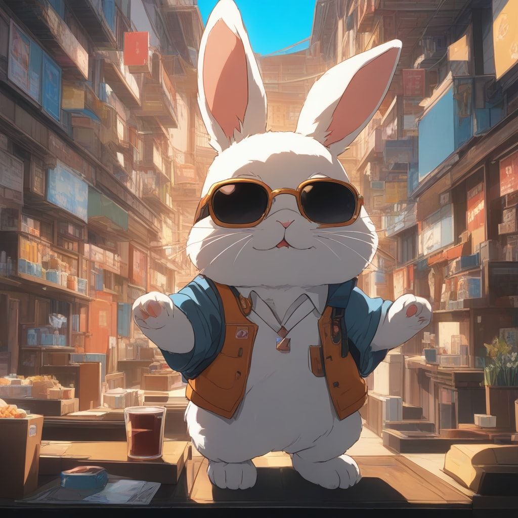 Rabbit in Sunglasses NFT ZORA