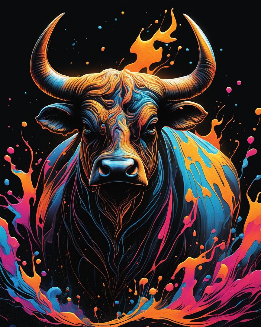 Colorful Bull