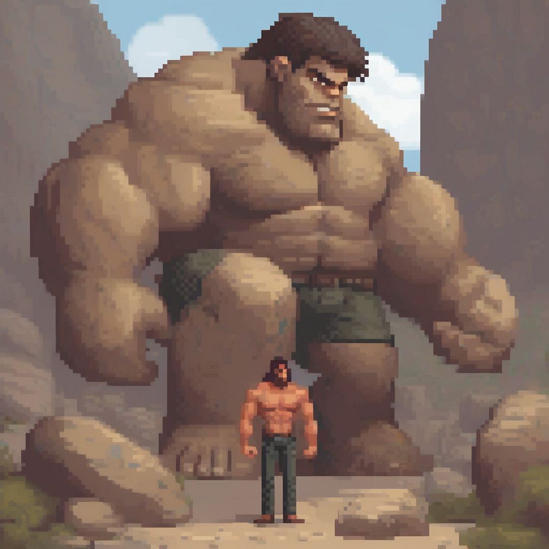 Human ---> Rock Hulk