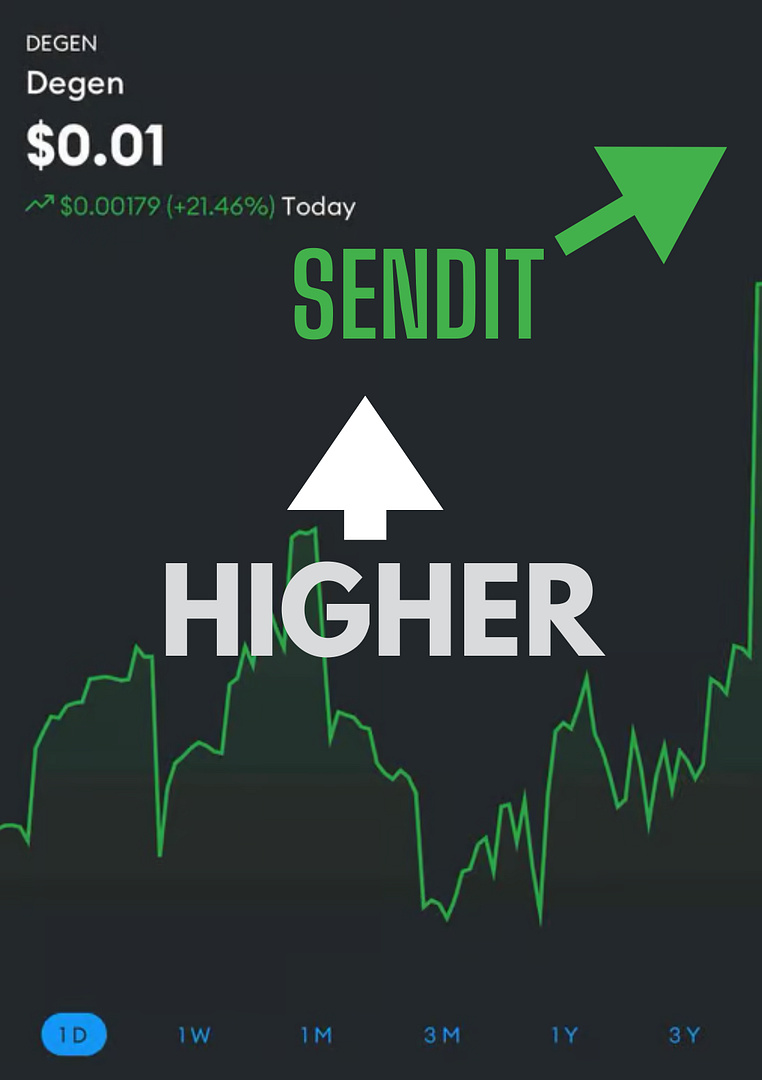 SENDIT $DEGEN HIGHER