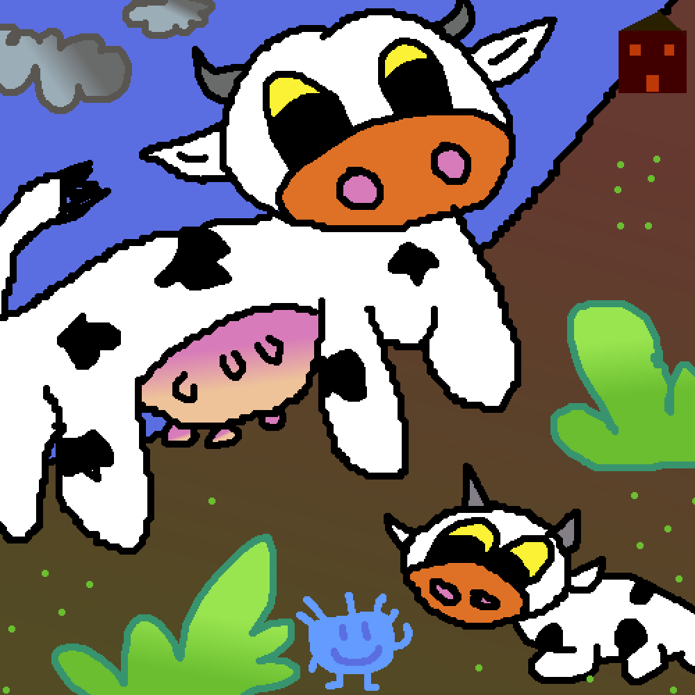 cow and lil cow