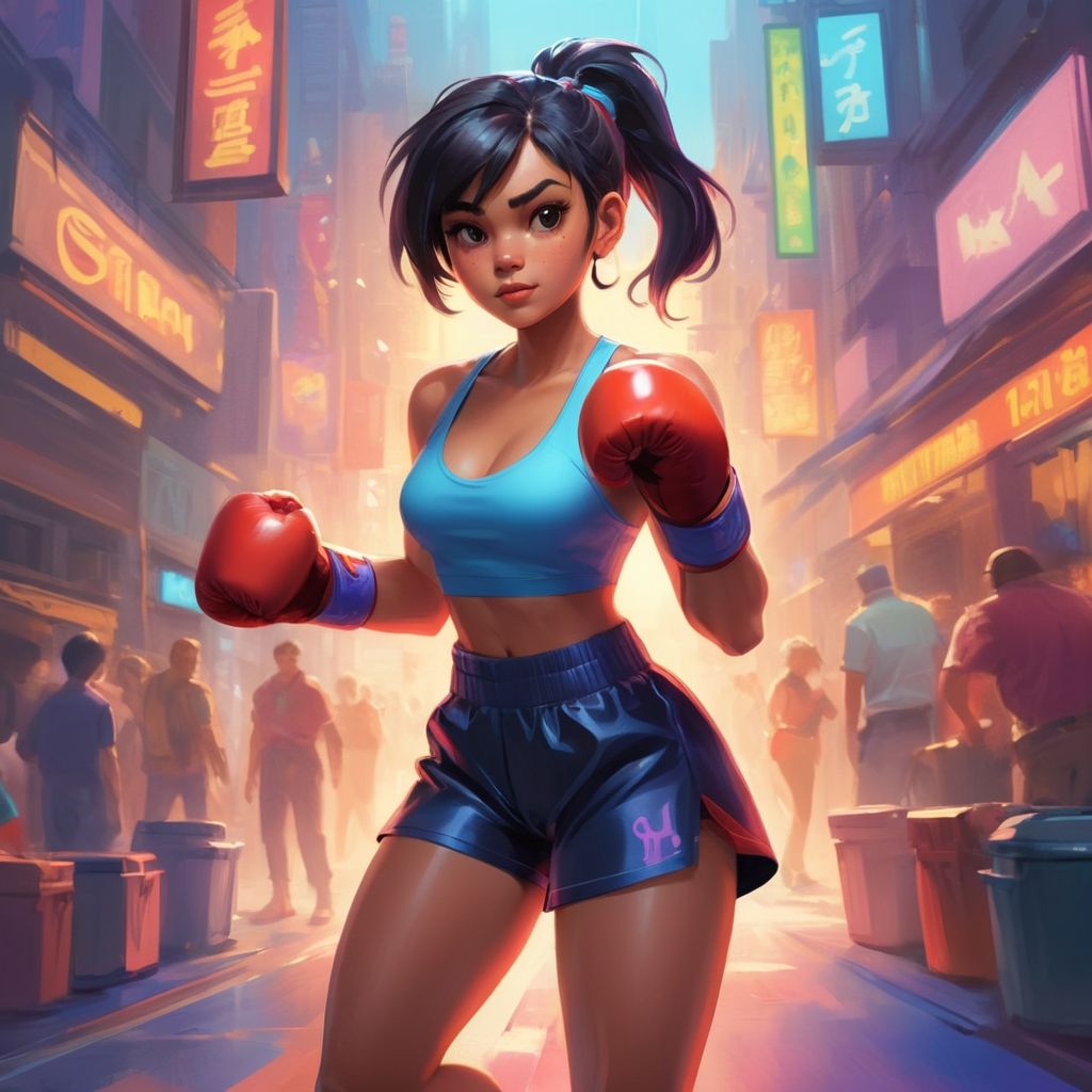 girl boxer