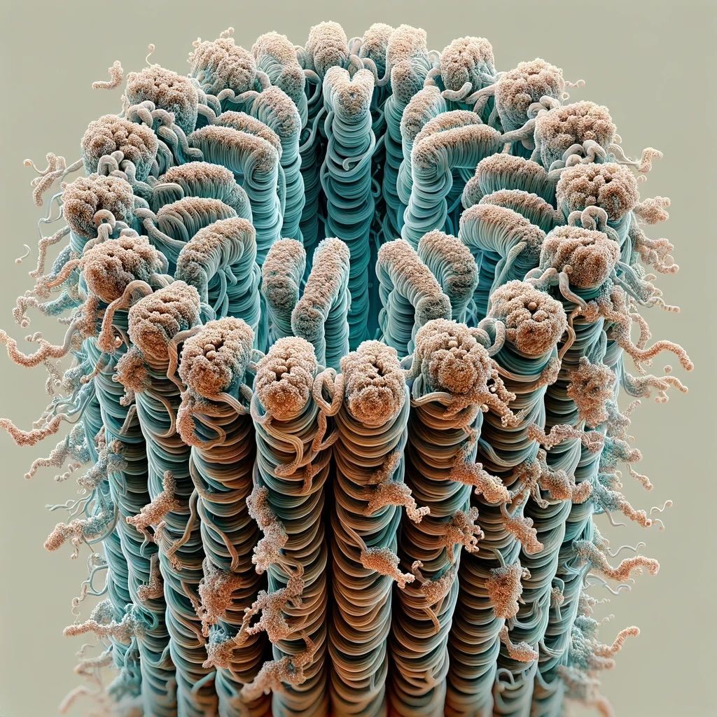 Microtubule render