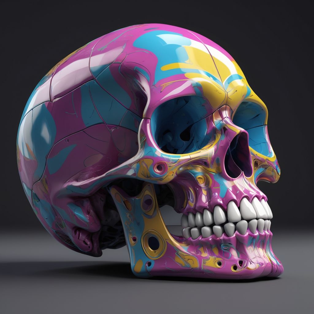 stylish skull