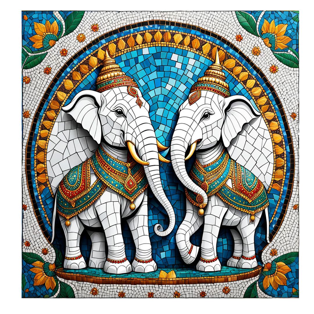 A white elephant that brings good luck