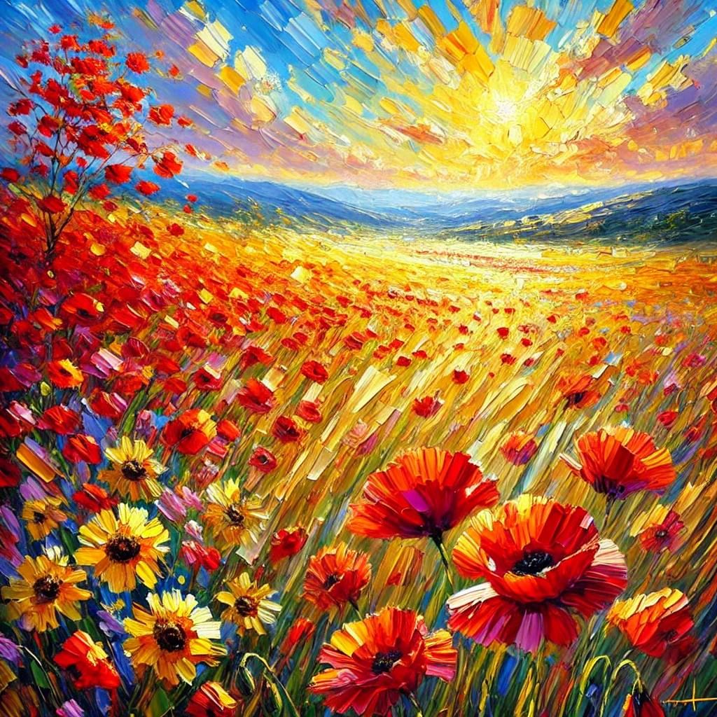 Summer Flower Field