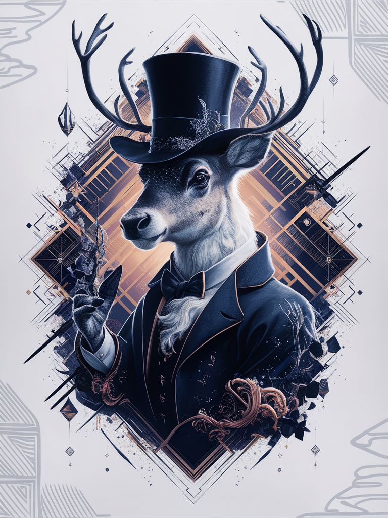 Magician reindeer