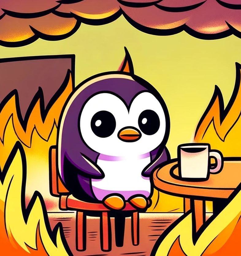 This is fine - Penguin