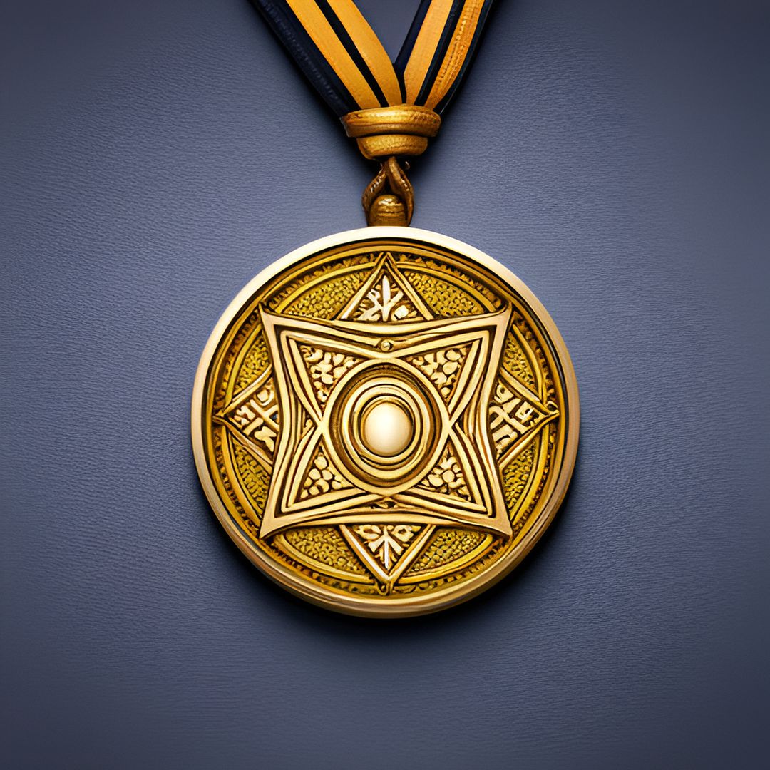 a lucky medal