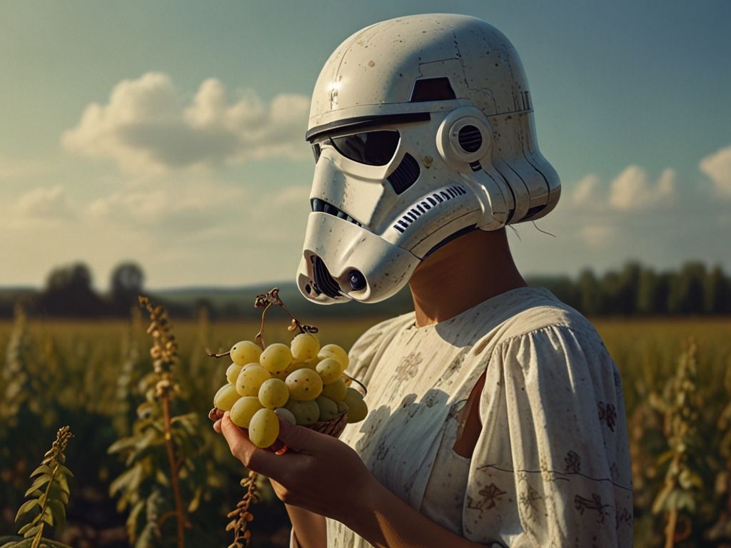 Stormtrooper with Grapes