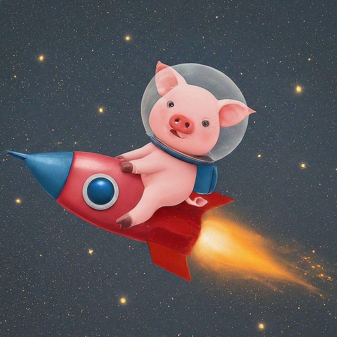 Astronaut Piggy