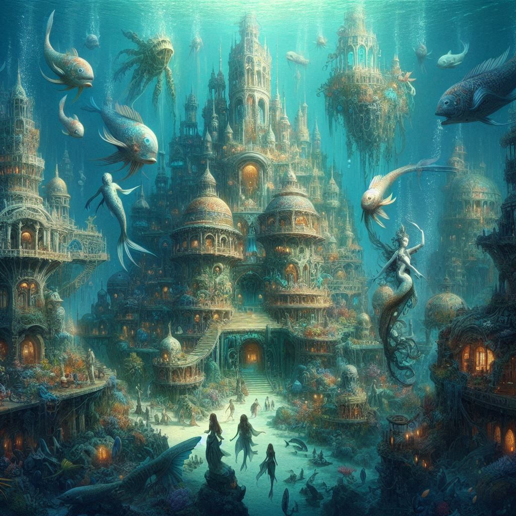 An underwater metropolis