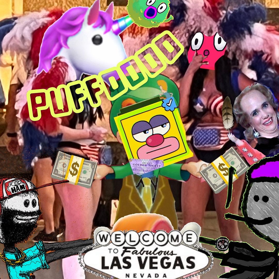 Puffdood tickles Vegas