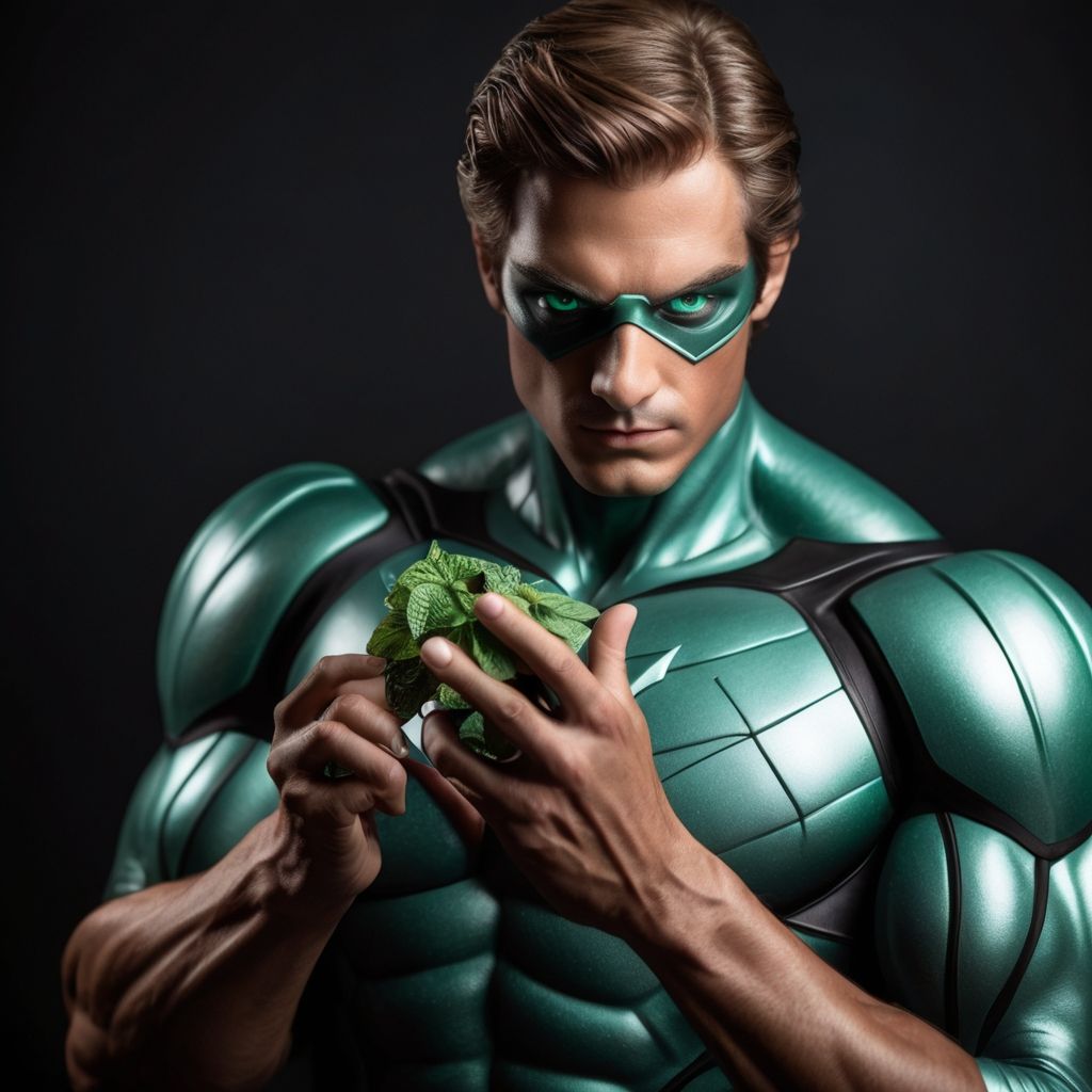 Lifelike_Vision_create_a_powerful_superhero_mint_with_a_beauti_1