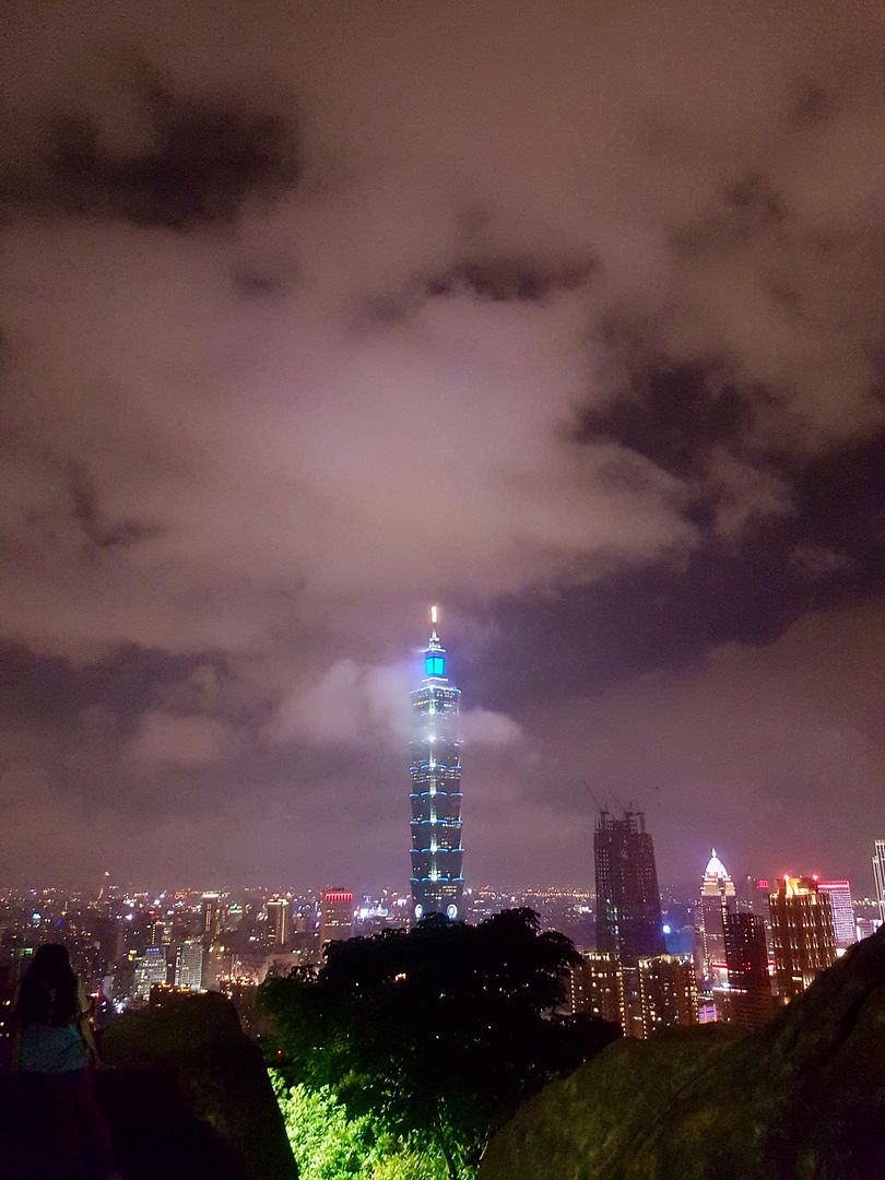 Night view of Taiwan