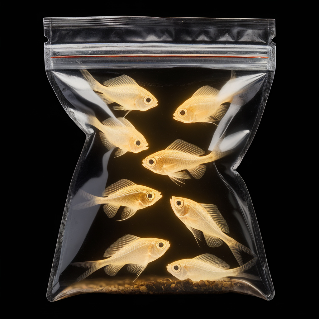 Luminescent Golden Fish.