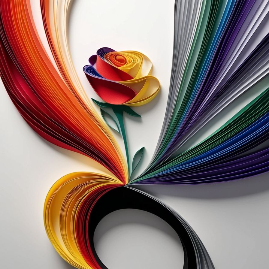 Paper Quilling Rose