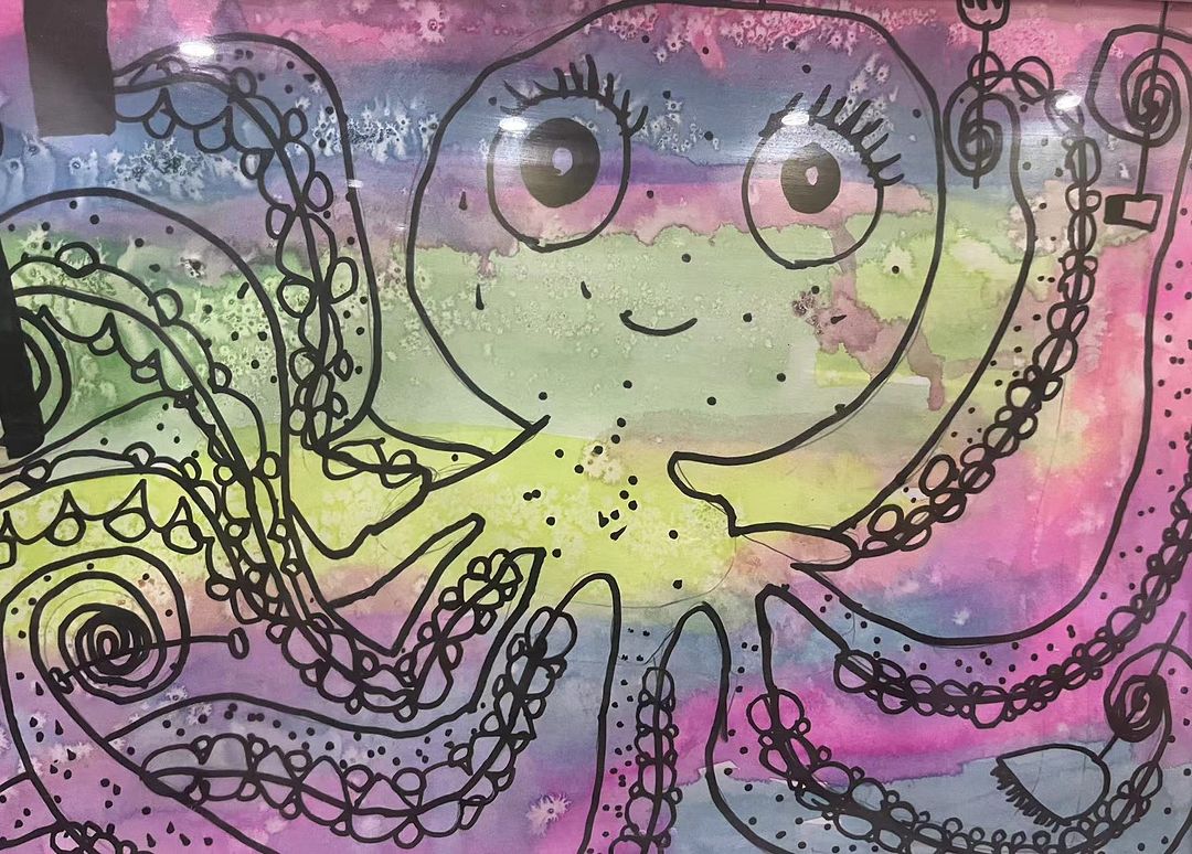 The Octopus in a Girl's eyes