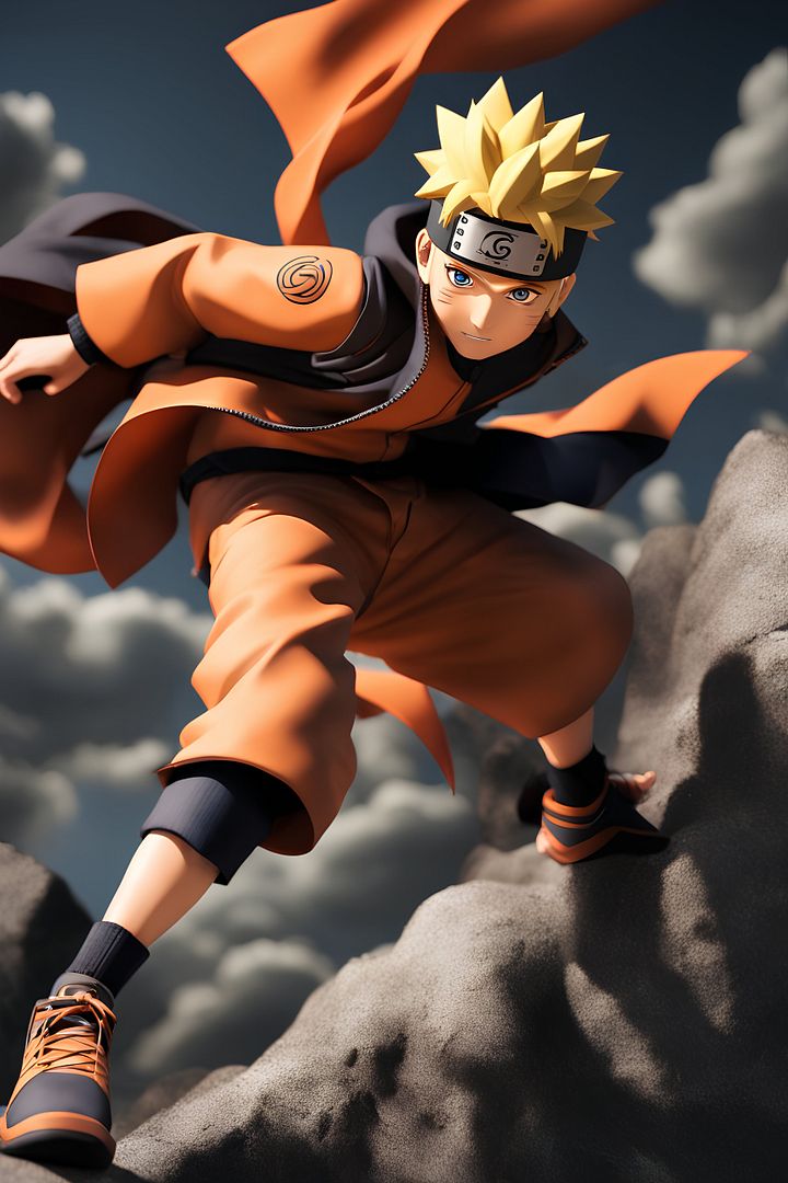 Naruto made by IA of IO.net