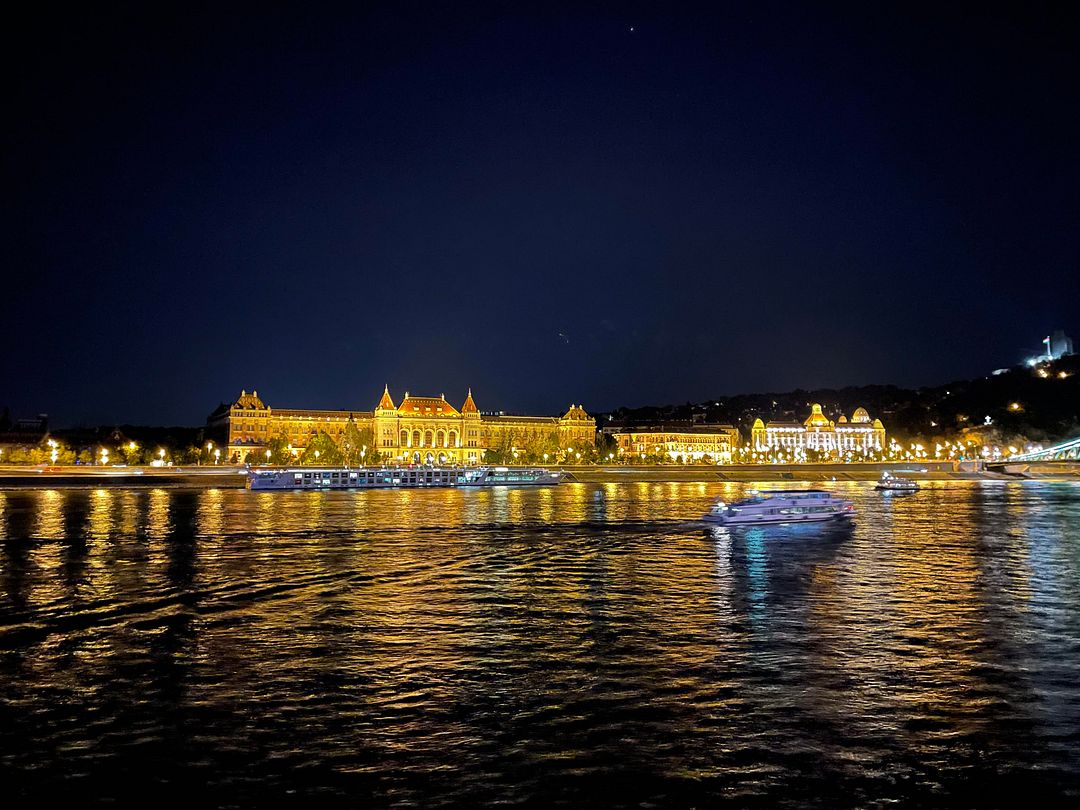 River by night