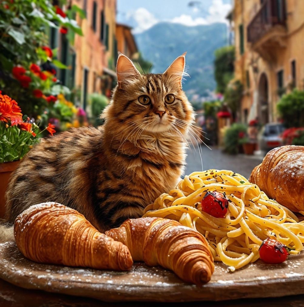 Cat in Italy