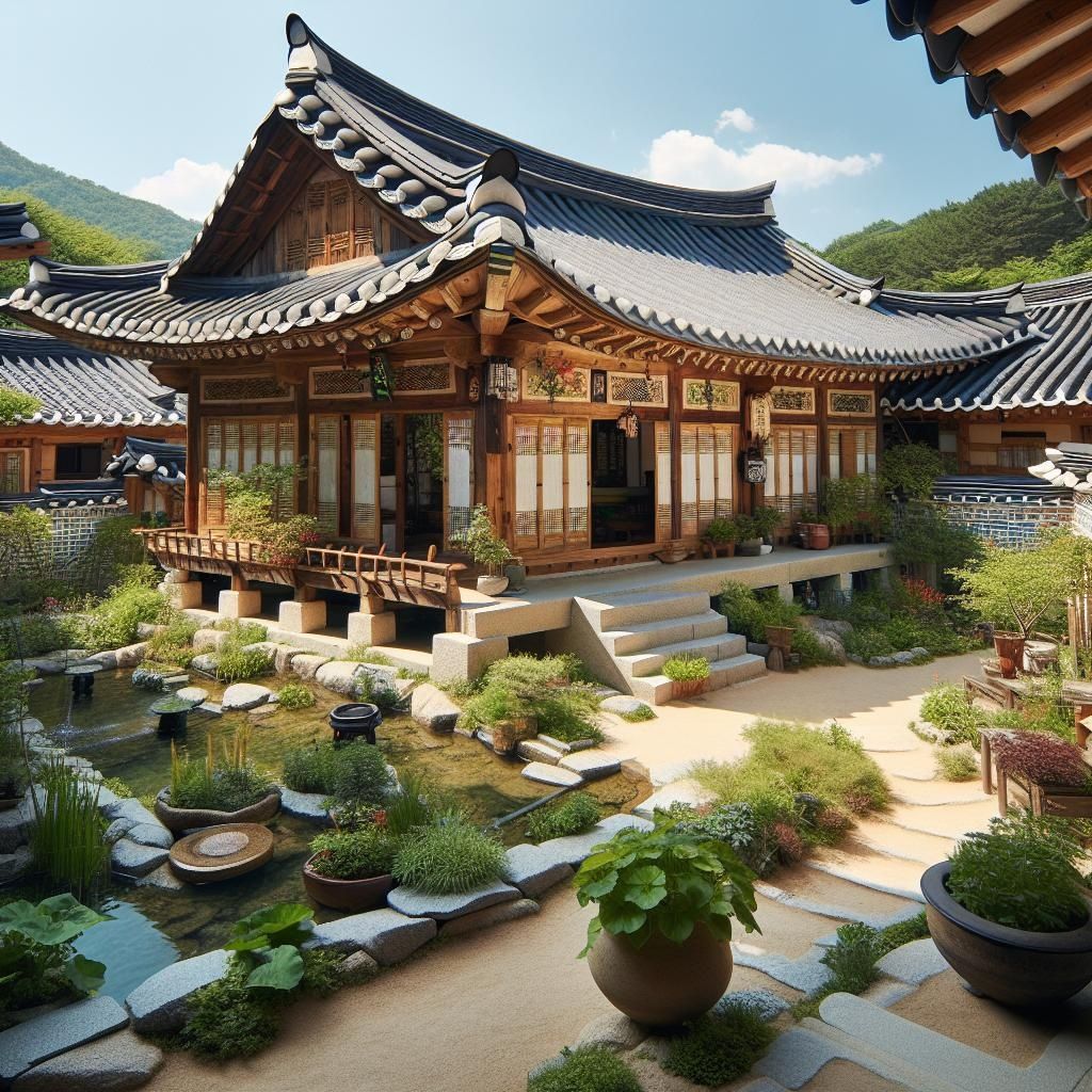 beautiful hanok house