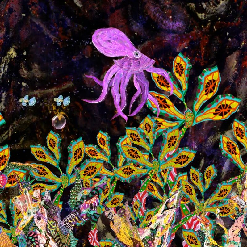 Acquarium 39 - The Purple Ghost Octopus