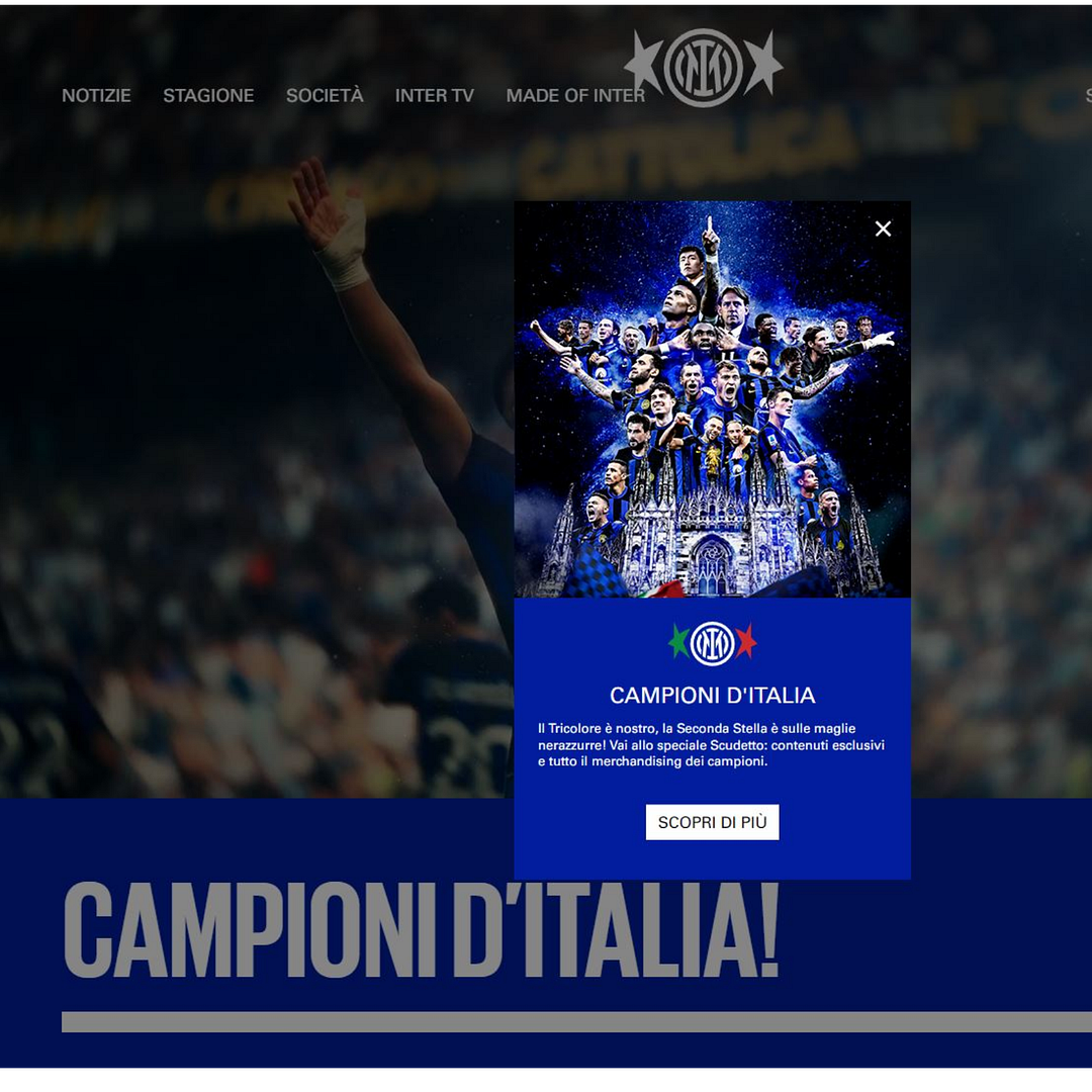 CAMPIONI D'ITALIA INTER⭐⭐