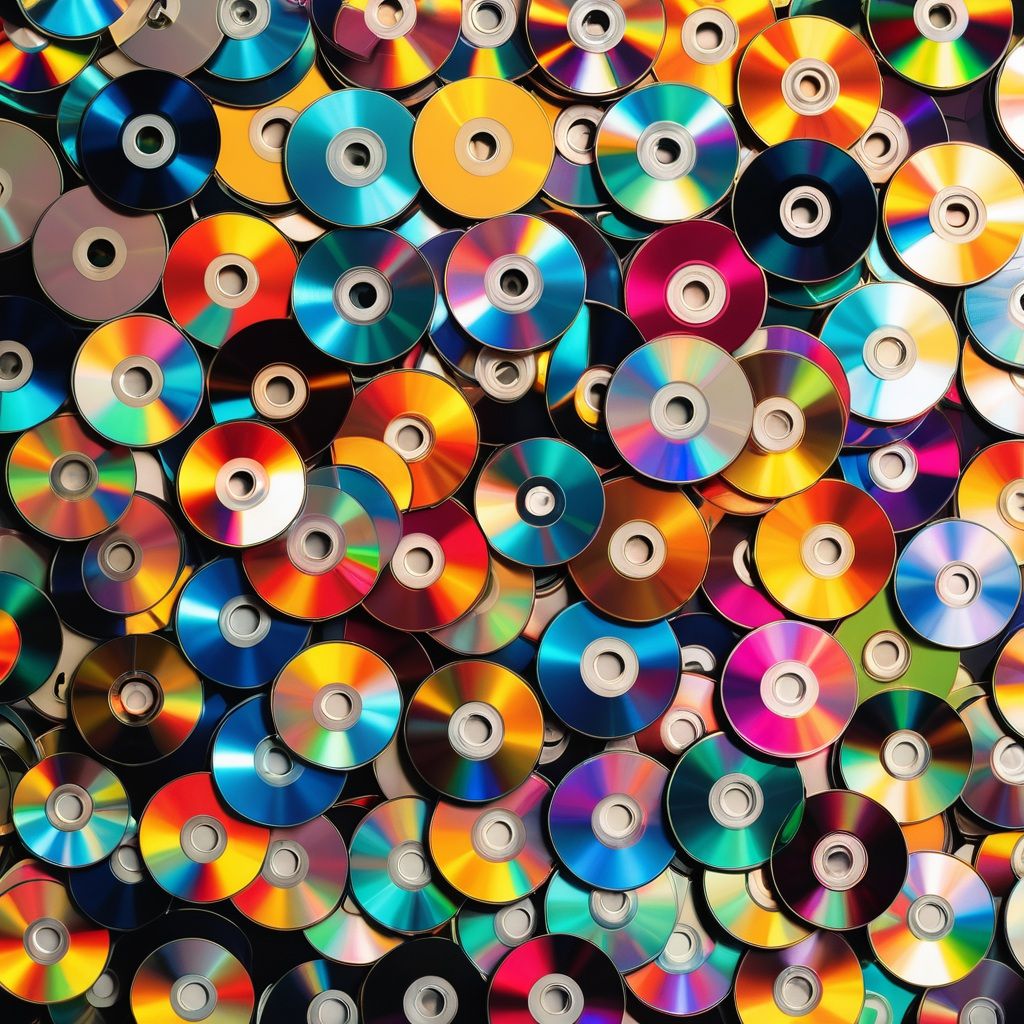 Colorful CD Collection