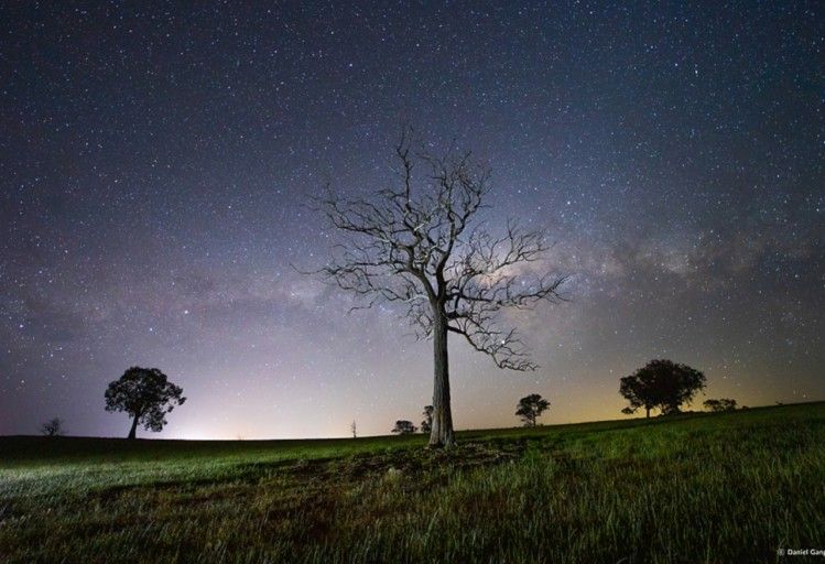 Milky Way on the hill