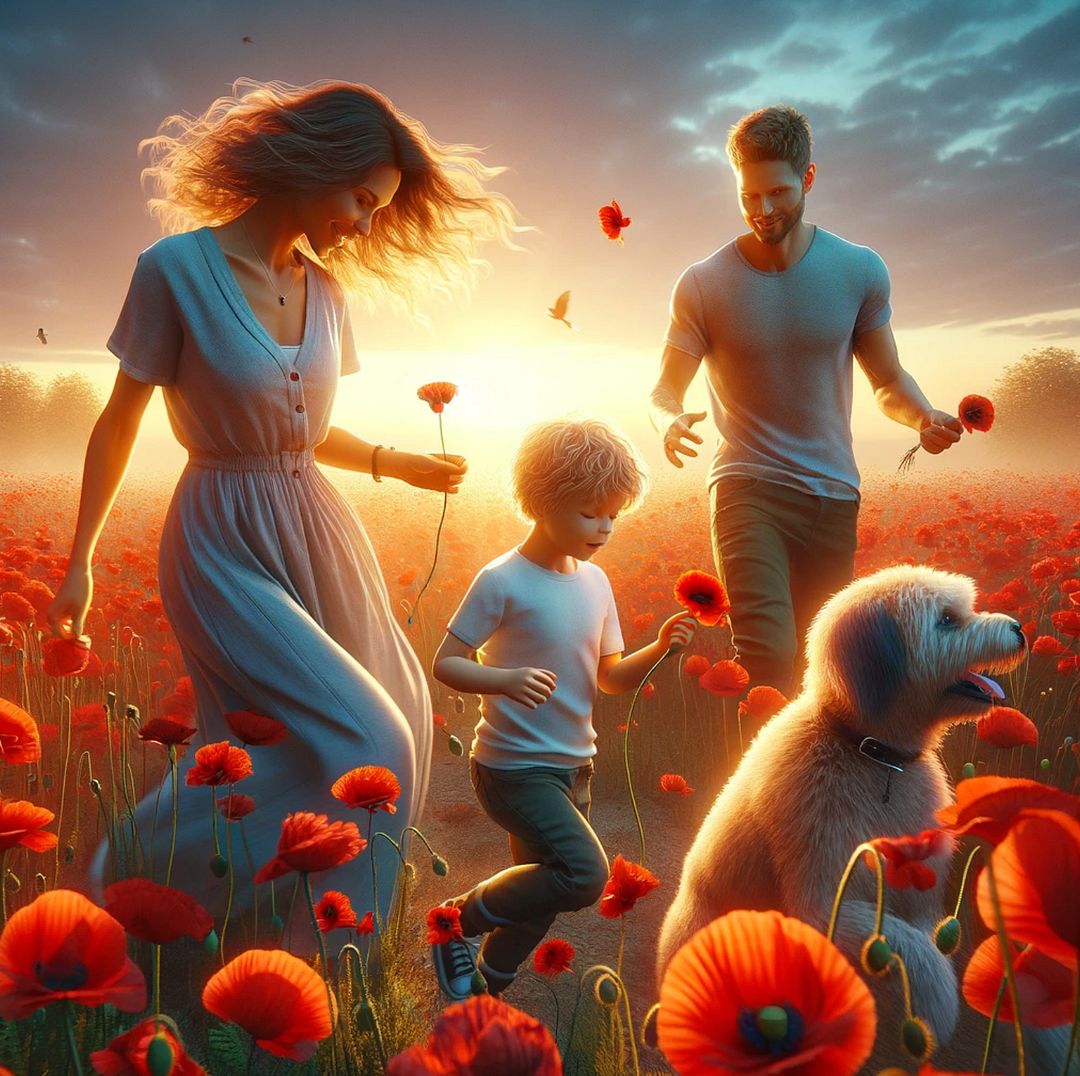 Imagine, what you could do in A Poppies field