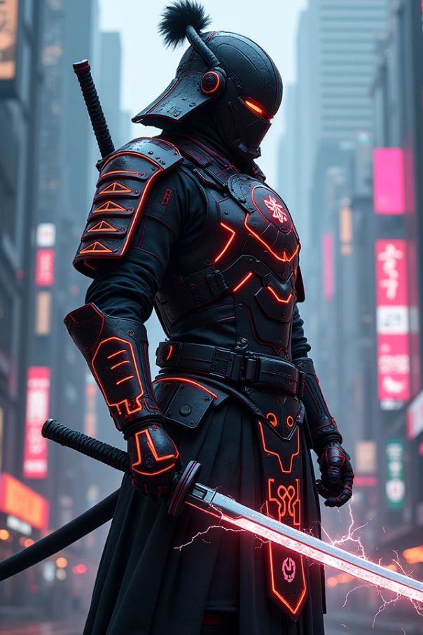 Cyberpunk Samurai