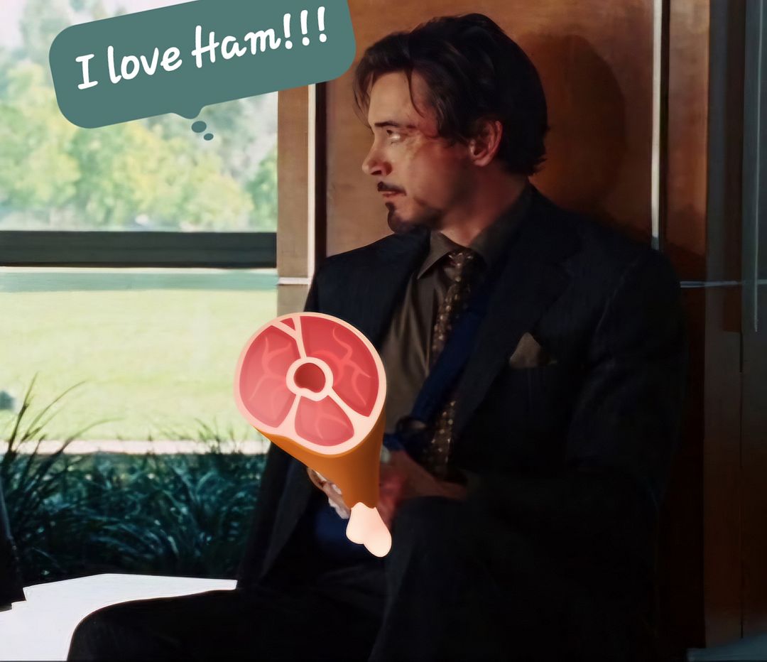 Iron man loves Ham!!