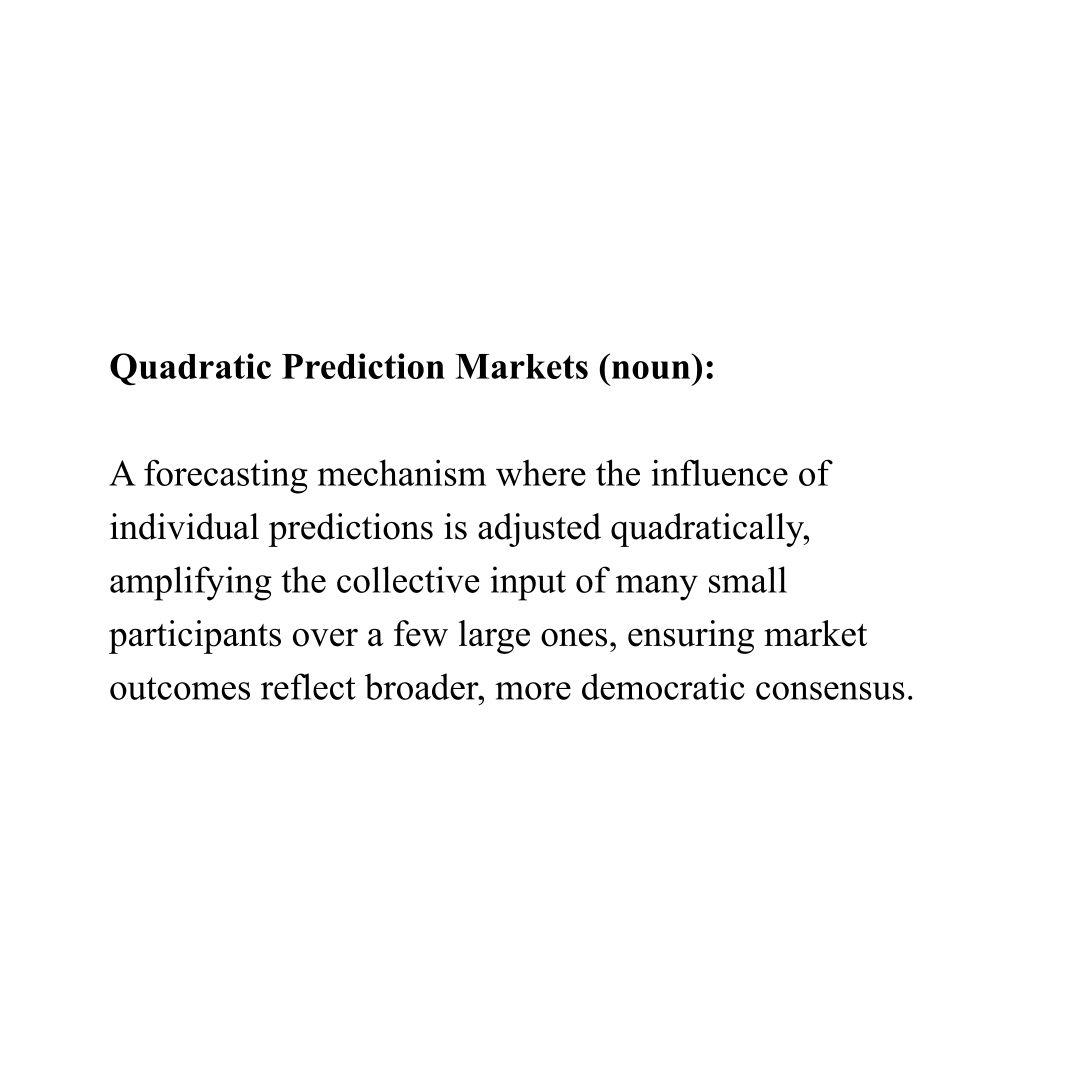 Quadratic Prediction Markets