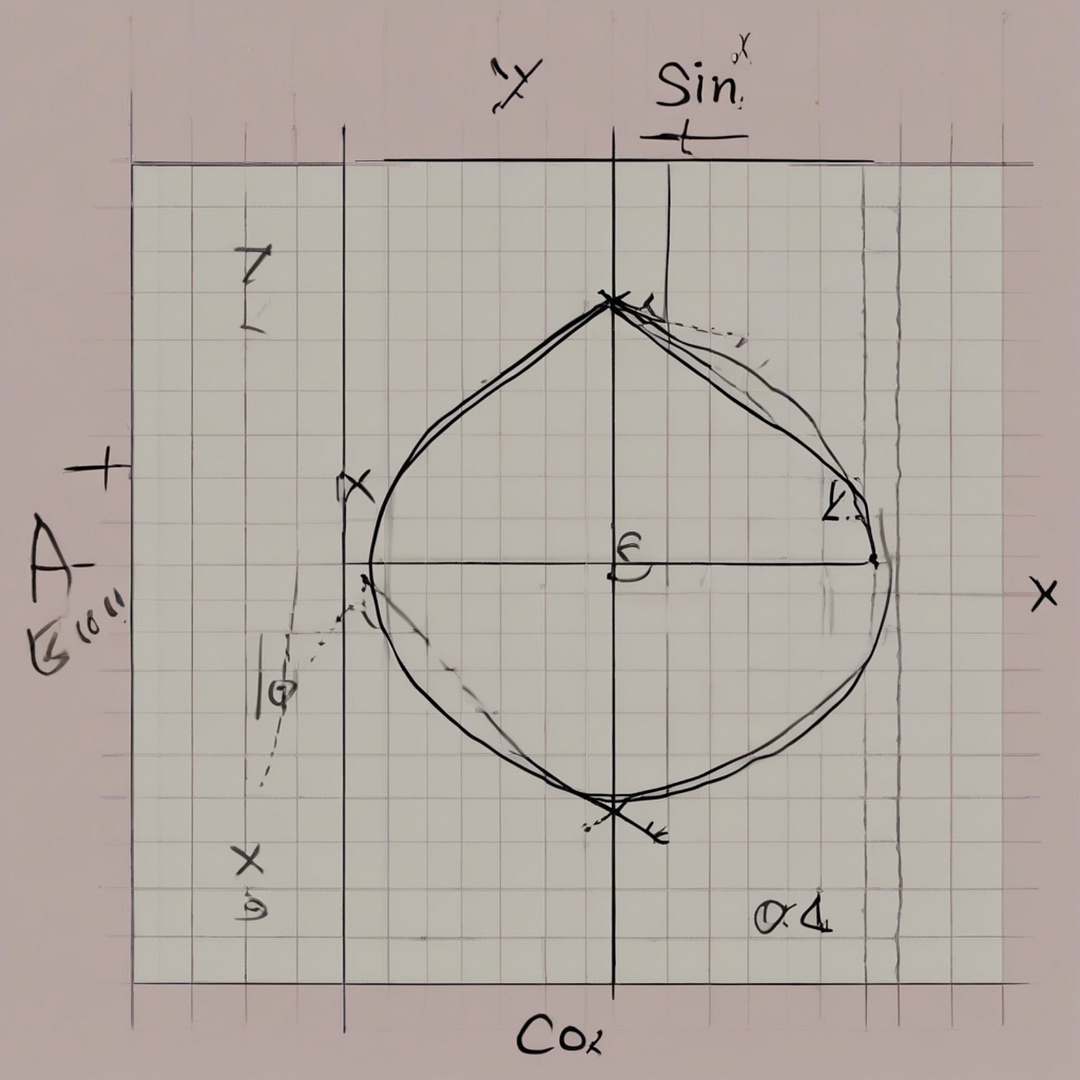 impression of sin(x) * sin(x) + cos(x) * cos(x) = 1