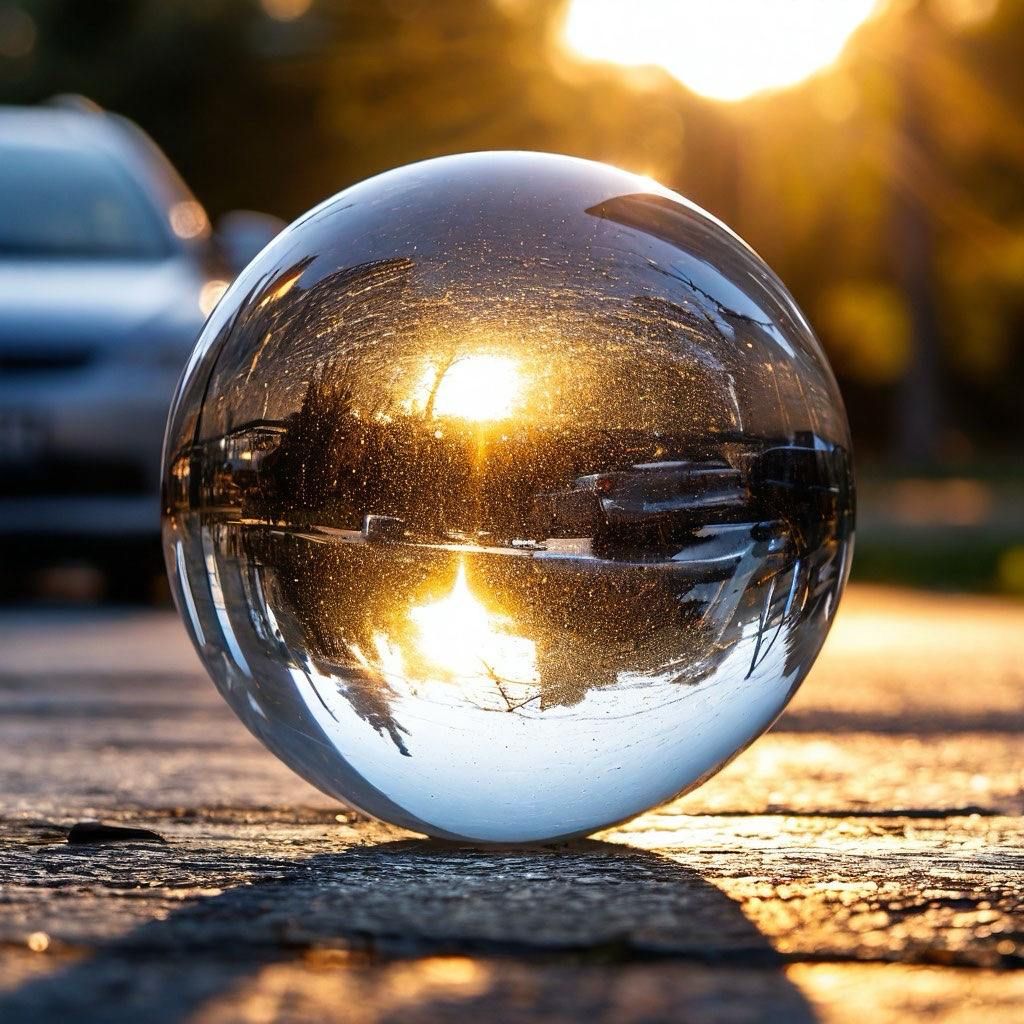 Sphere with Car