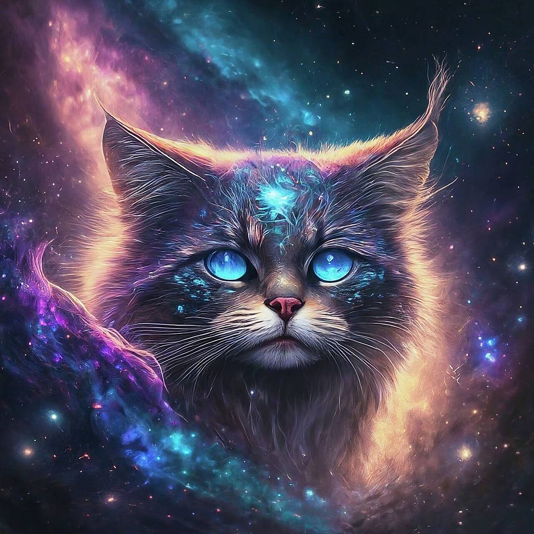 a space cat...