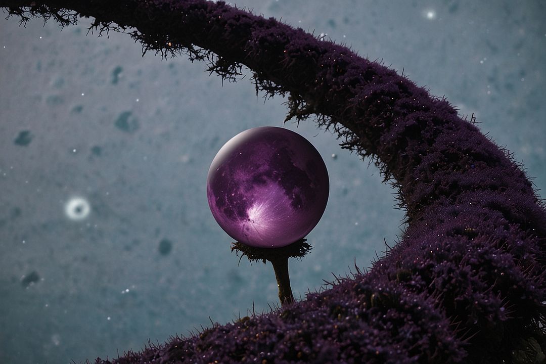 Purple planet of Zora