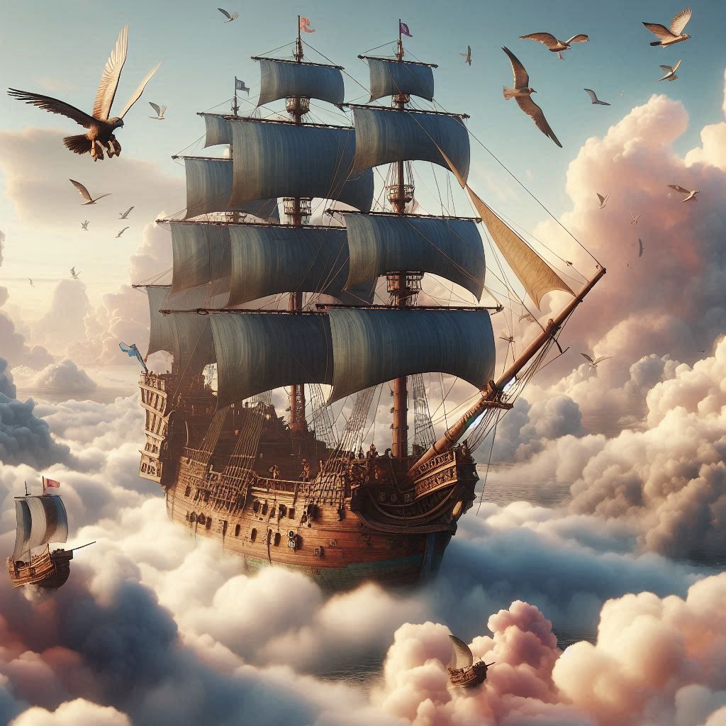 ship sky