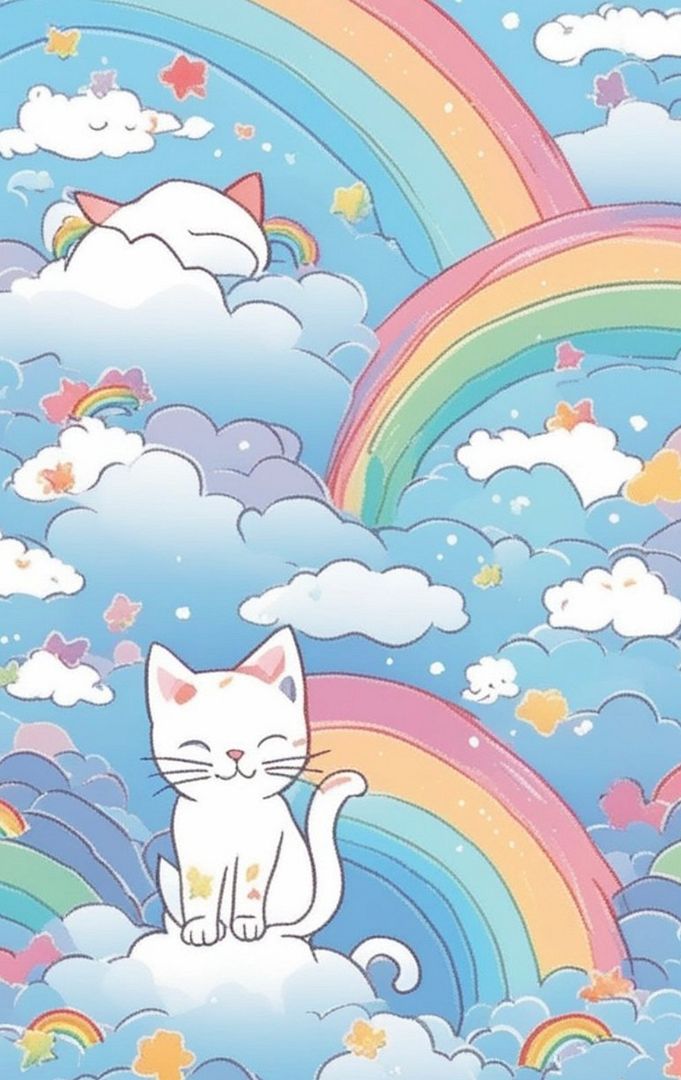 Rainbow cat