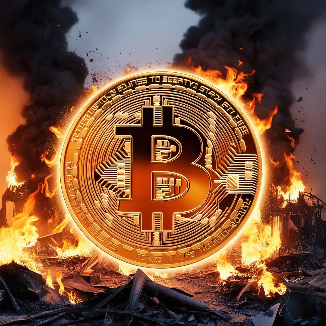 BTC at June 2024 - surrounded by fire but not broken