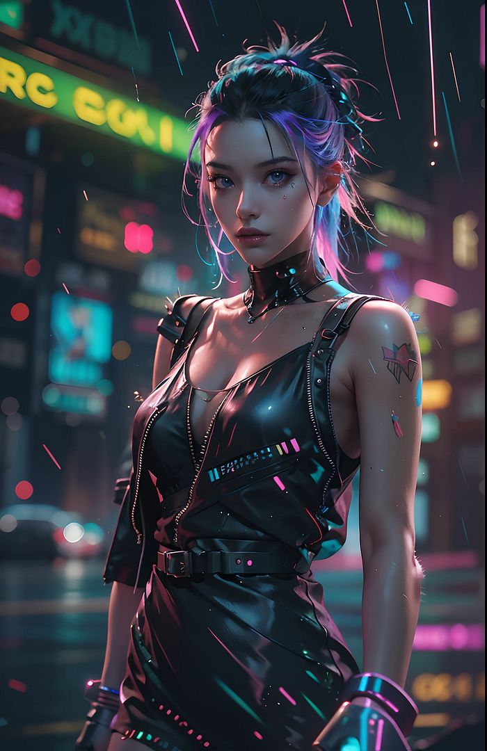 cyberpunk girl