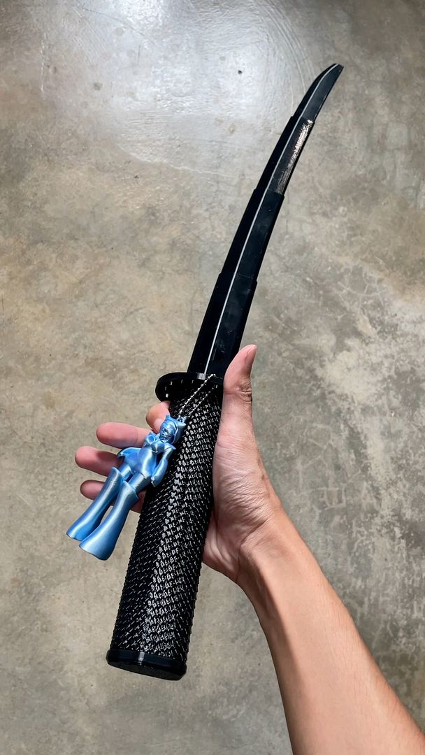 my keychain + snake katana