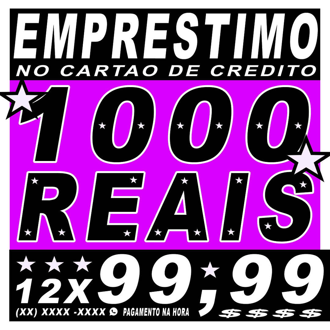 EMPRESTIMO R$ 1000