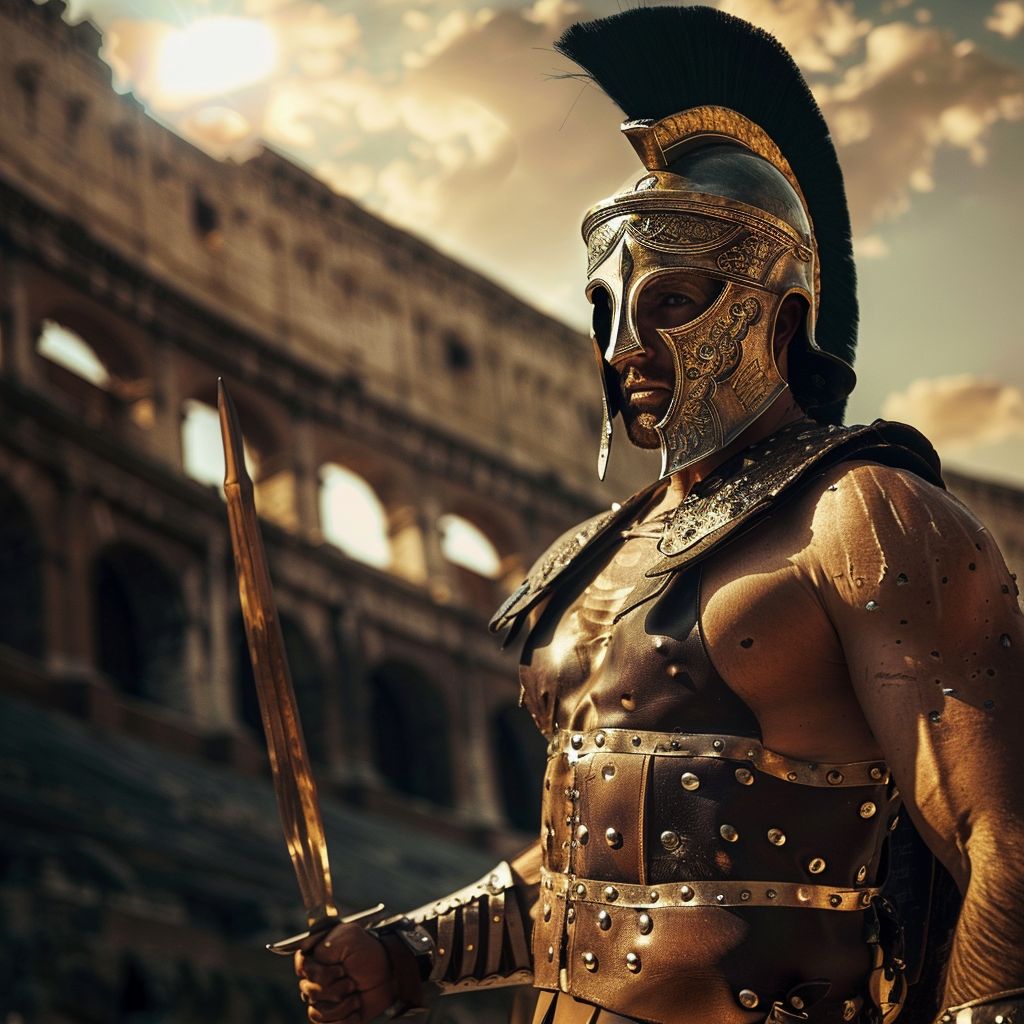 Colosseum. 85. Gladiator.