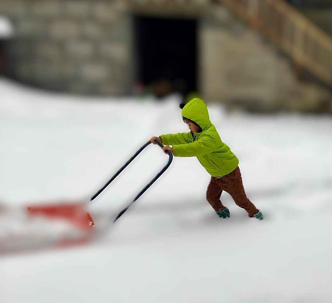 Snow shoveling