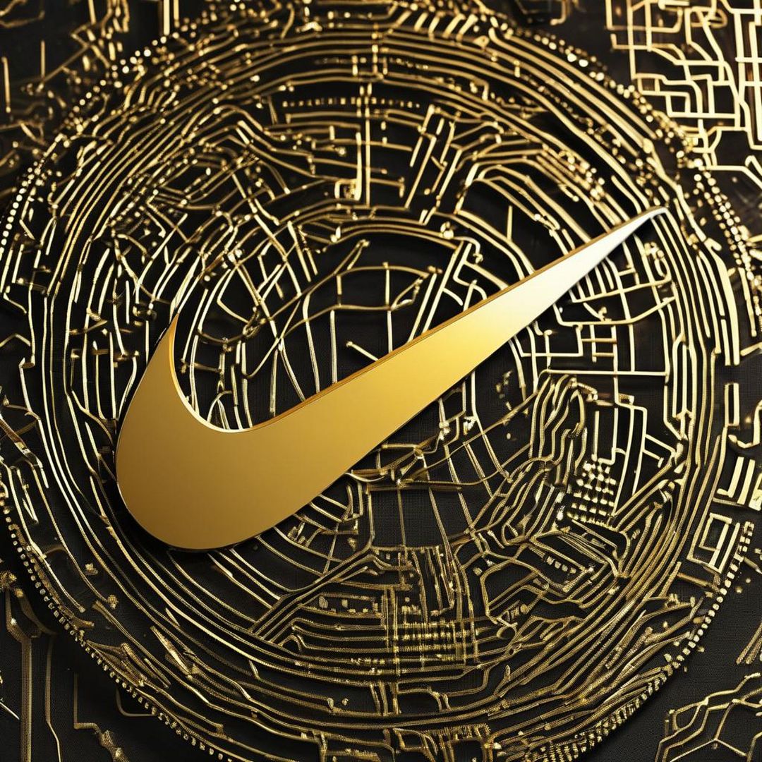 gold nike