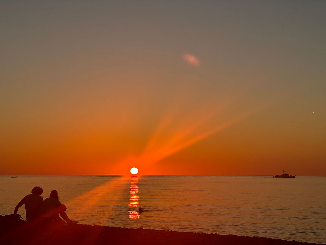 6 pm in Batumi beach